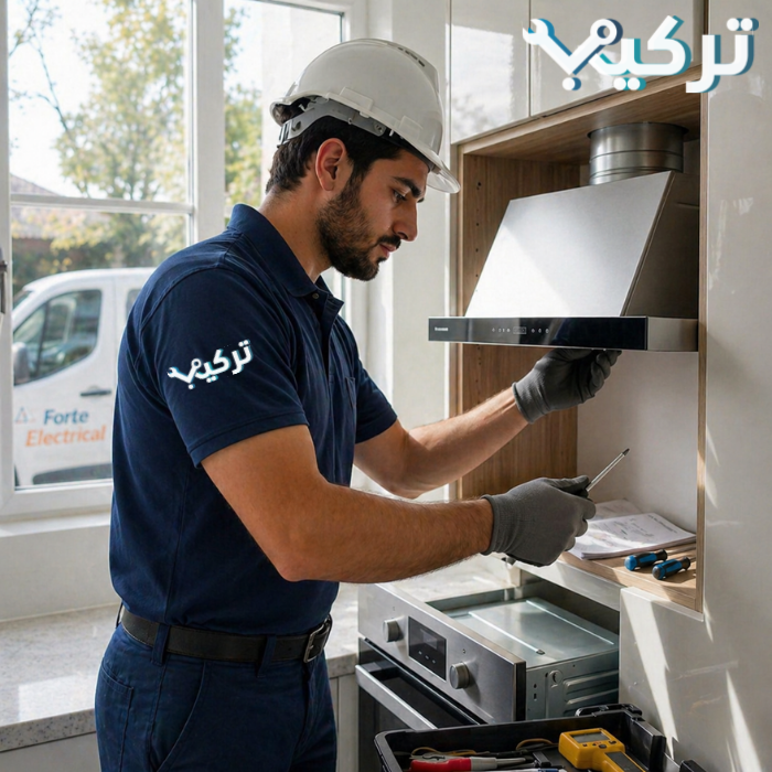 تركيب شفاط مع تكسير الفتحة
